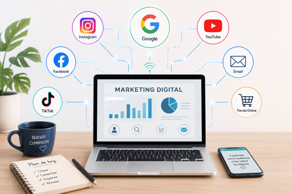 Cómo funciona el marketing digital.